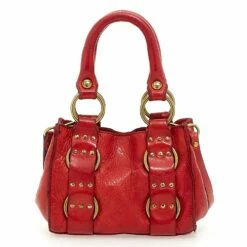 Campomaggi Handtasche Leder 17 Cm